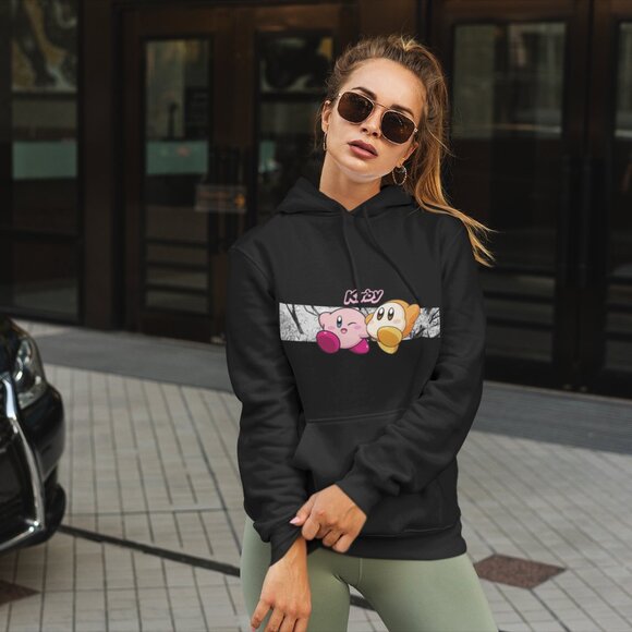 Kirby Black Hoodie for moman - Picture 3 of 6